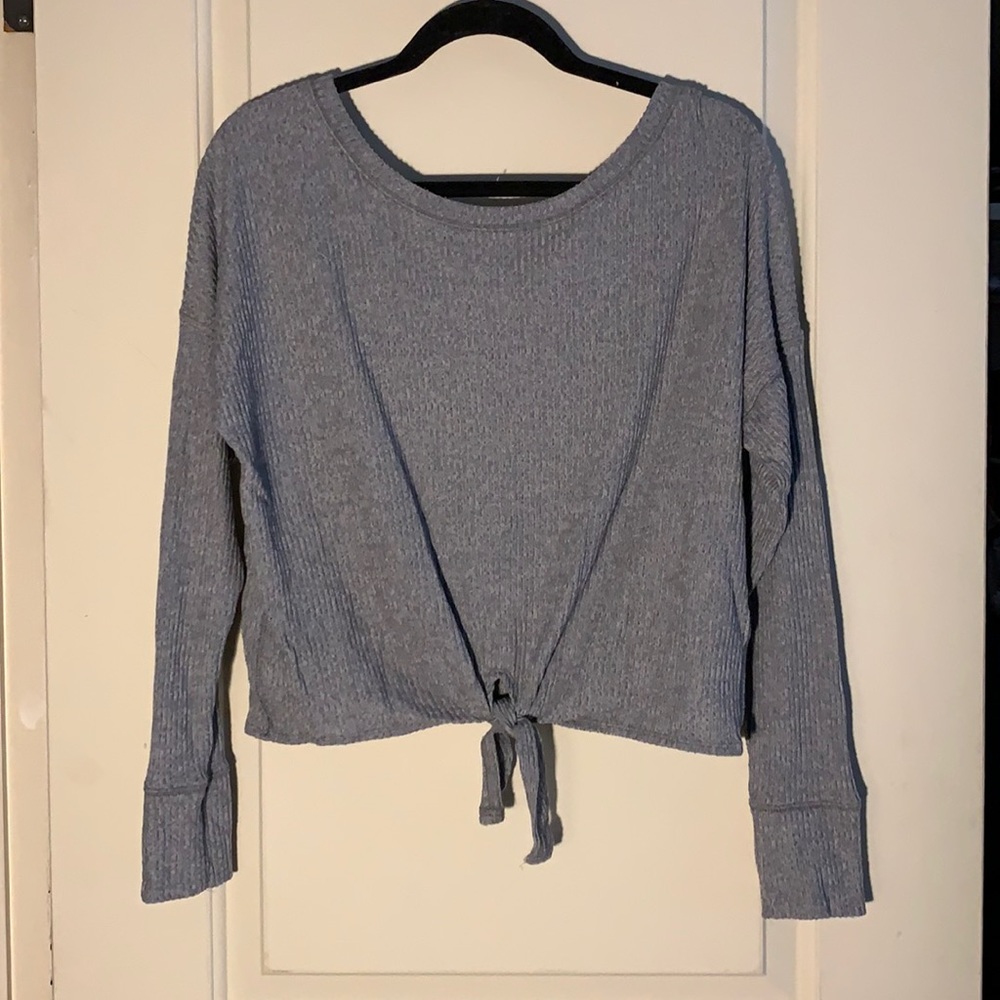 Abercrombie & Fitch front tie sweater